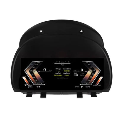 BMW digital instrument cluster by Europa Customs