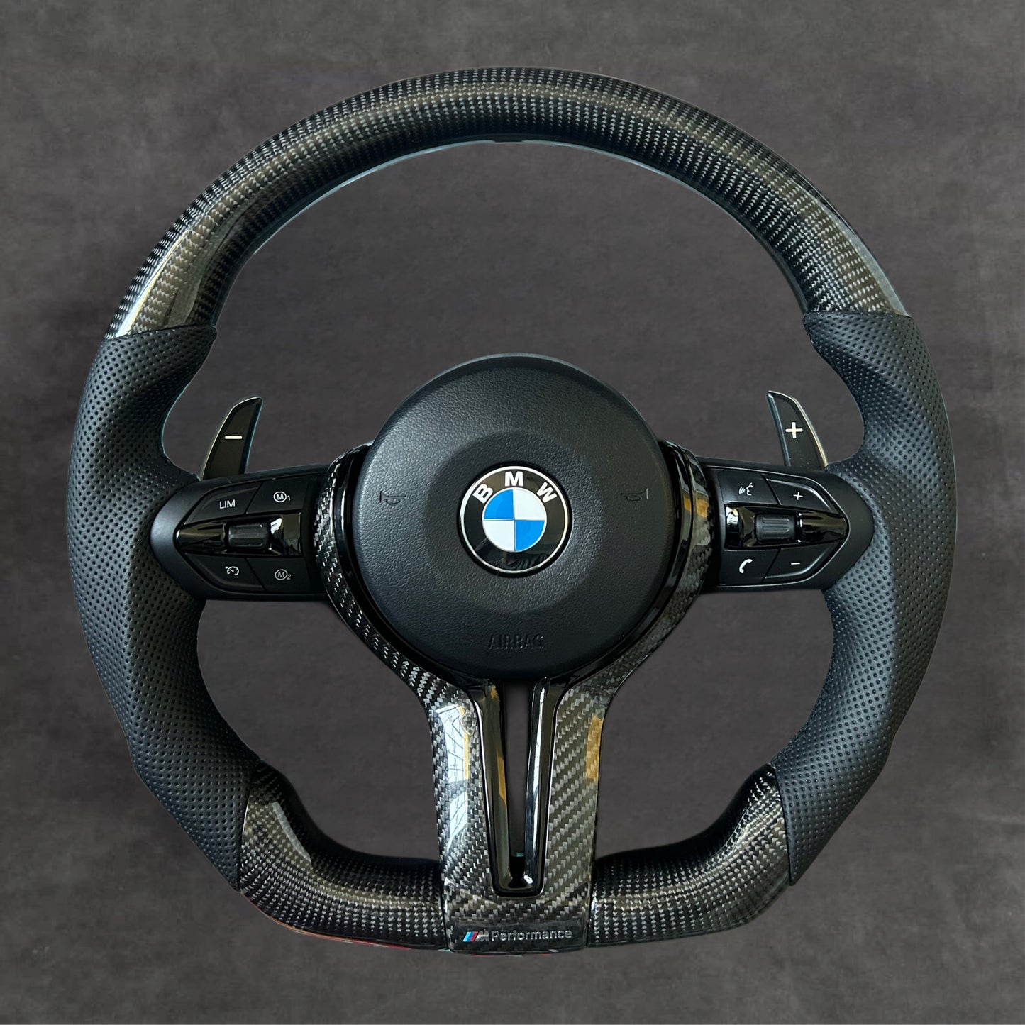 carbon fiber steering wheel by Europa Customs