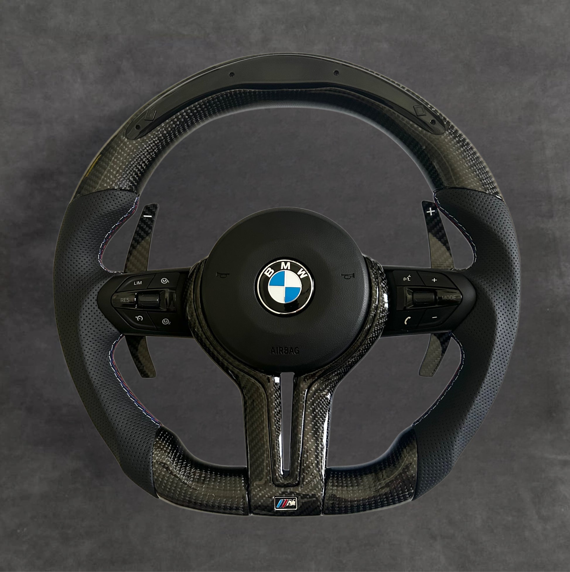 carbon fiber steering wheel by Europa Customs