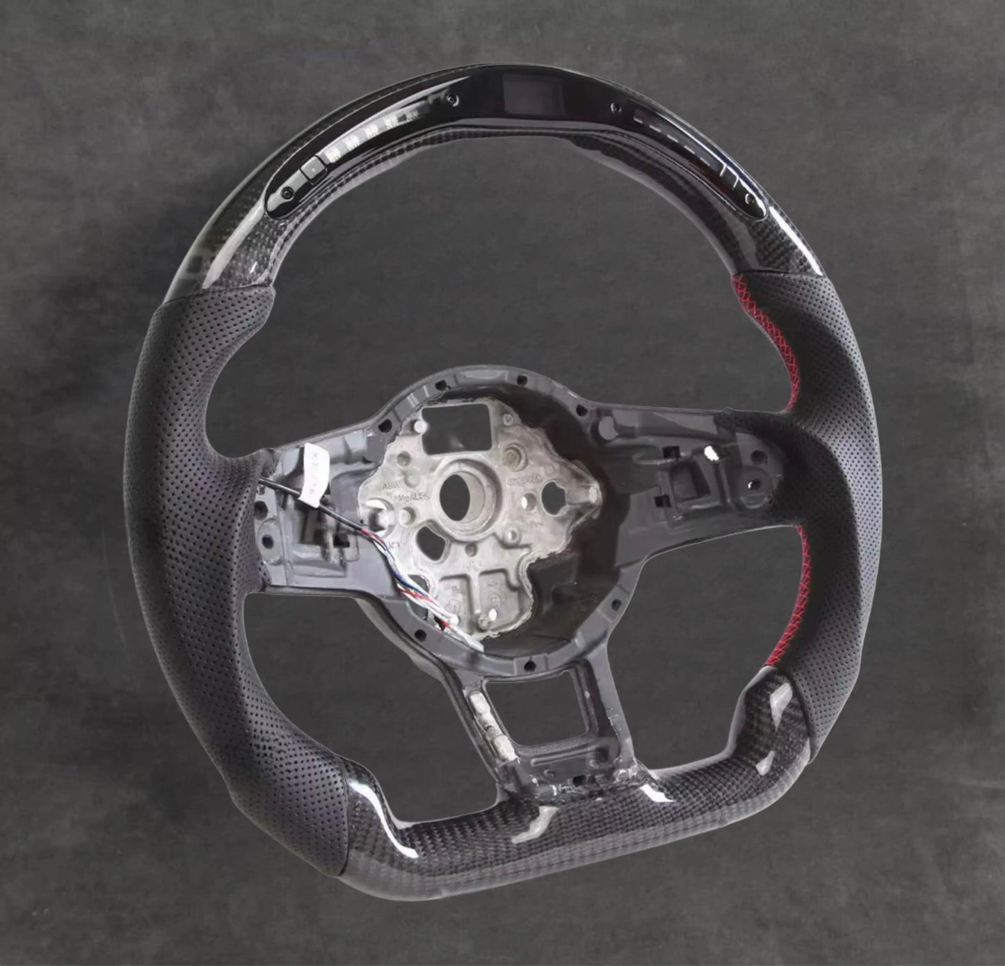 VW carbon fiber steering wheel by Europa Customs