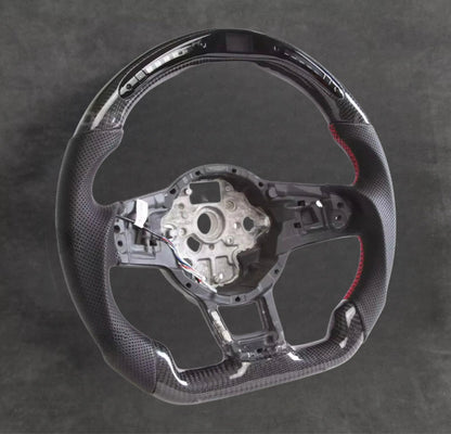VW carbon fiber steering wheel by Europa Customs