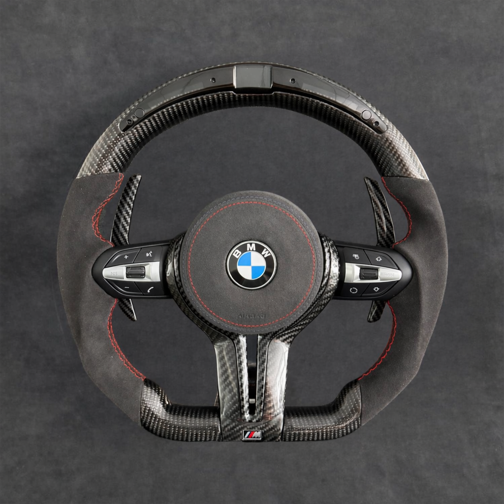 carbon fiber steering wheel by Europa Customs