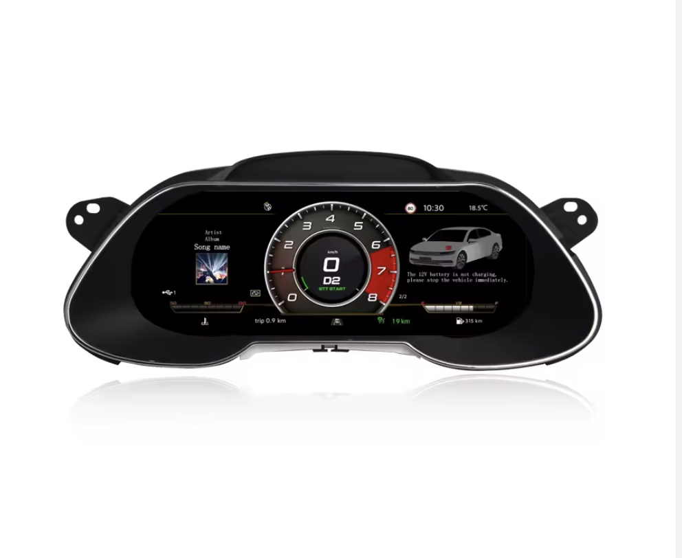 Audi digital instrument cluster by Europa Customs