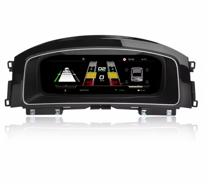 VW digital instrument cluster by Europa Customs