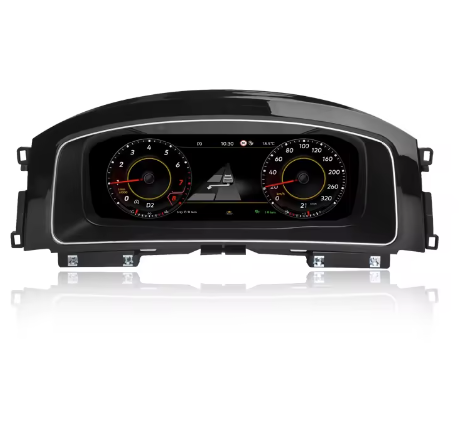 VW digital instrument cluster by Europa Customs