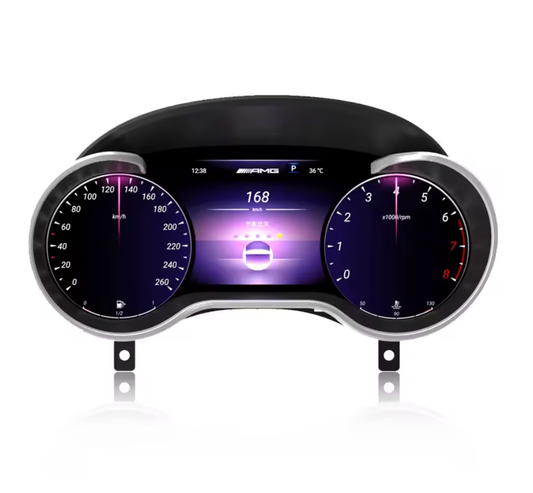 Mercedes digital instrument cluster by Europa Customs