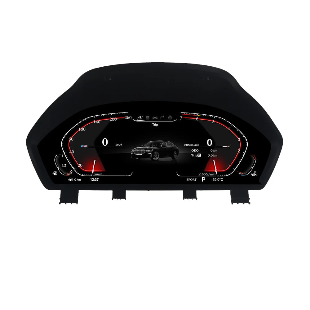 BMW digital instrument cluster by Europa Customs