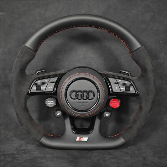 Audi carbon fiber steering wheel by Europa Customs