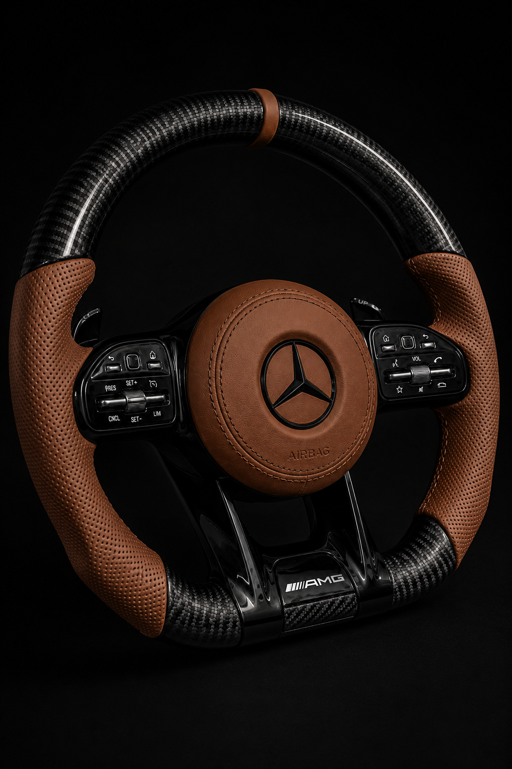 Carbon Fiber AMG Performance Steering Wheel EUROPA CUSTOMS