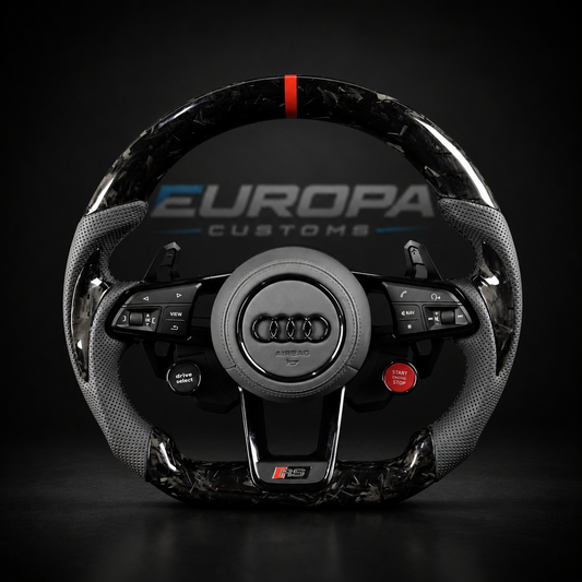 Audi R8 Forged Carbon Leather Steering Wheel