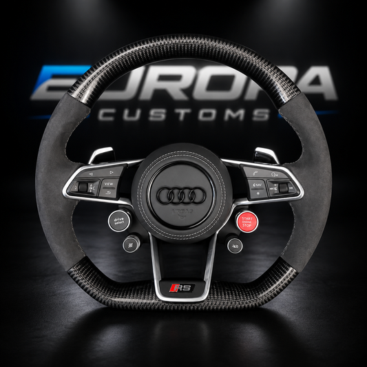 Audi R8 Carbon Fiber Alcantara Steering Wheel