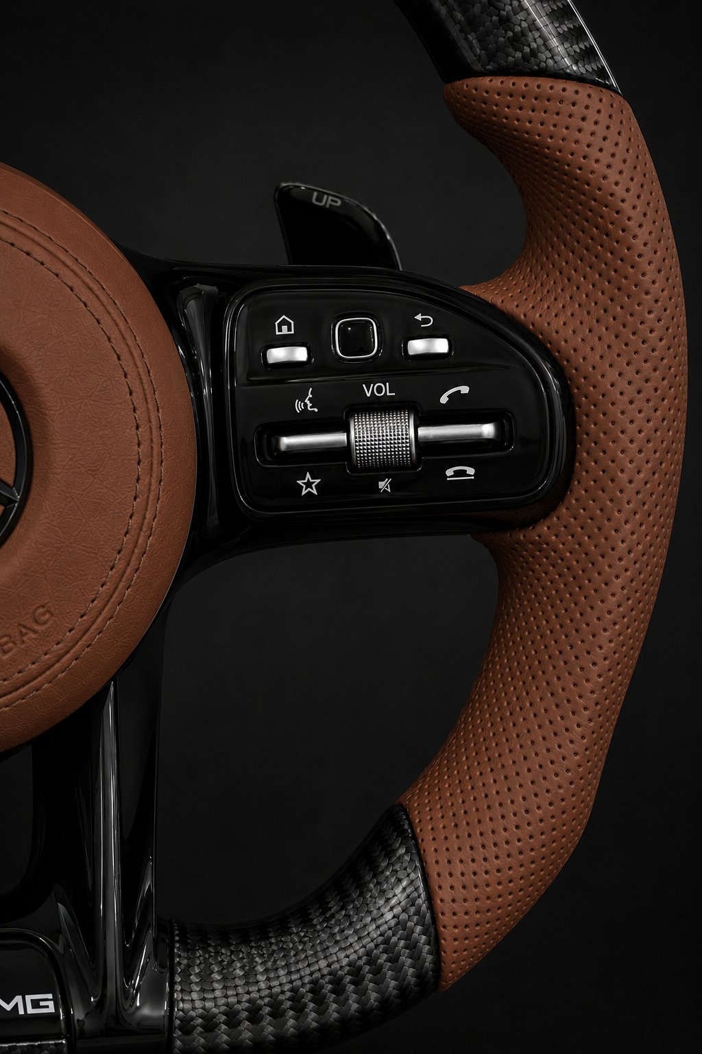 Carbon Fiber AMG Performance Steering Wheel EUROPA CUSTOMS