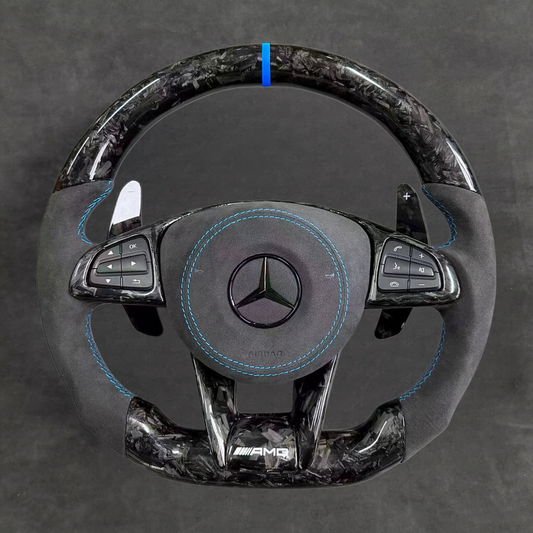 carbon fiber steering wheel by Europa Customs