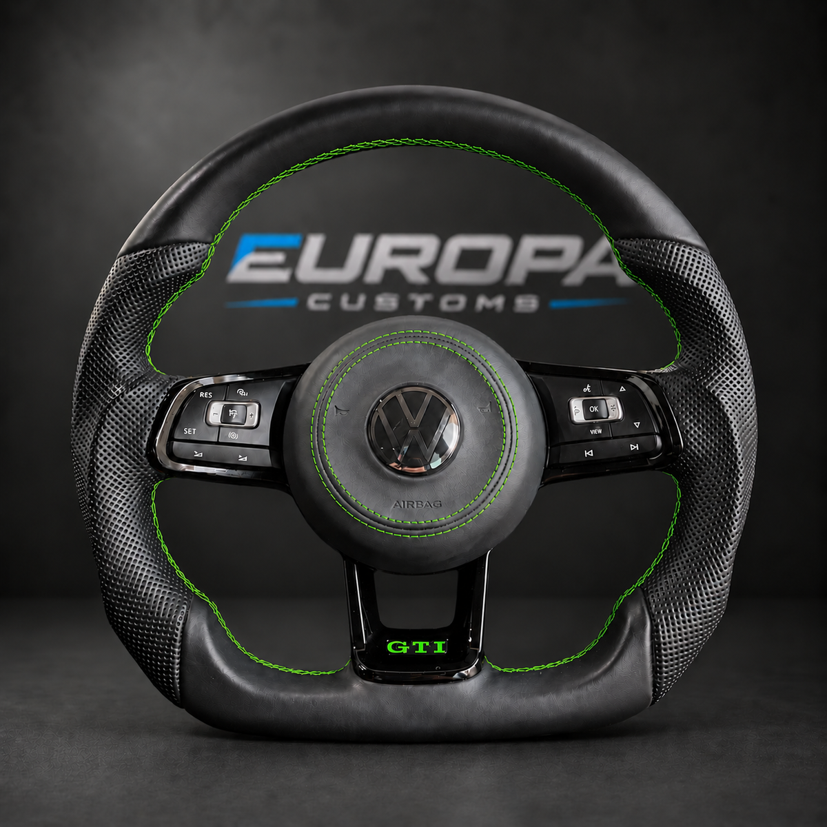Leather Steering Wheel VOLKSWAGEN
