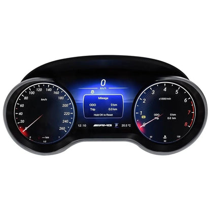 Mercedes digital instrument cluster by Europa Customs