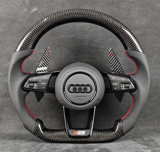 carbon fiber steering wheel by Europa Customs