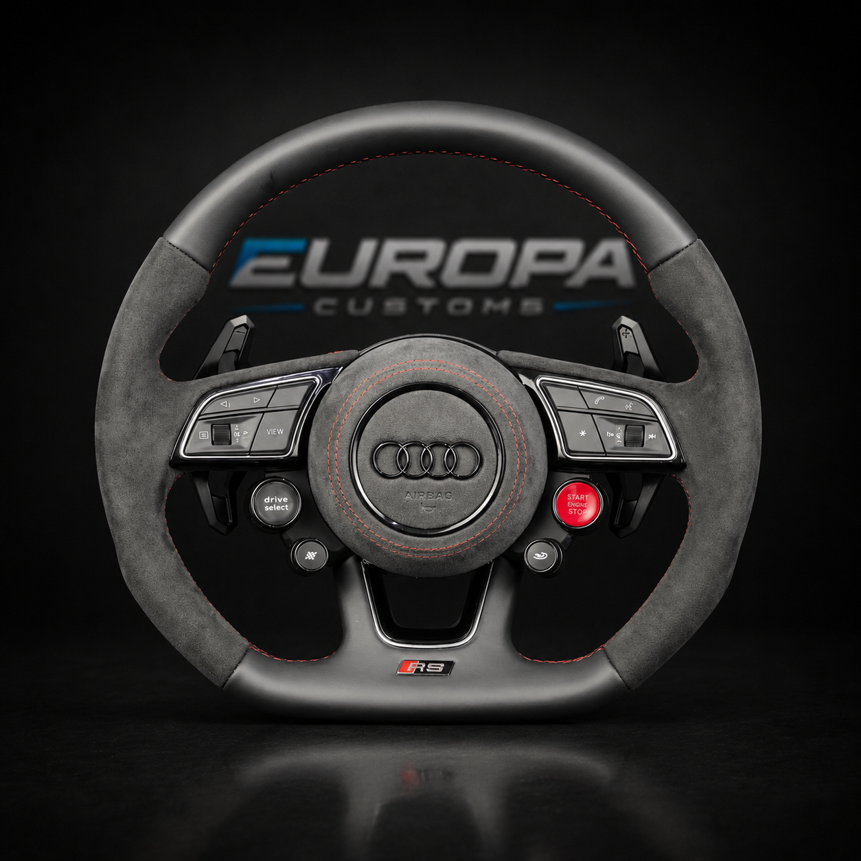 Audi Leather Alcantara Sport Steering Wheel for A4 A5 Q5 S4 S5 SQ5 RS4 RS5