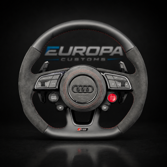 Audi Leather Alcantara Sport Steering Wheel for A4 A5 Q5 S4 S5 SQ5 RS4 RS5