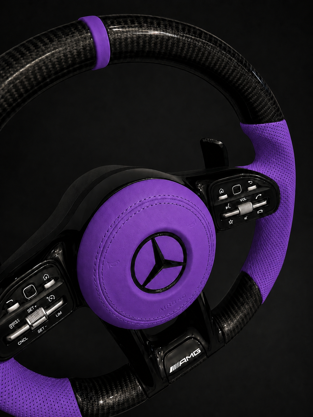 Carbon Fiber AMG Performance Steering Wheel EUROPA CUSTOMS