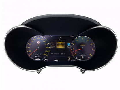 Mercedes digital instrument cluster by Europa Customs