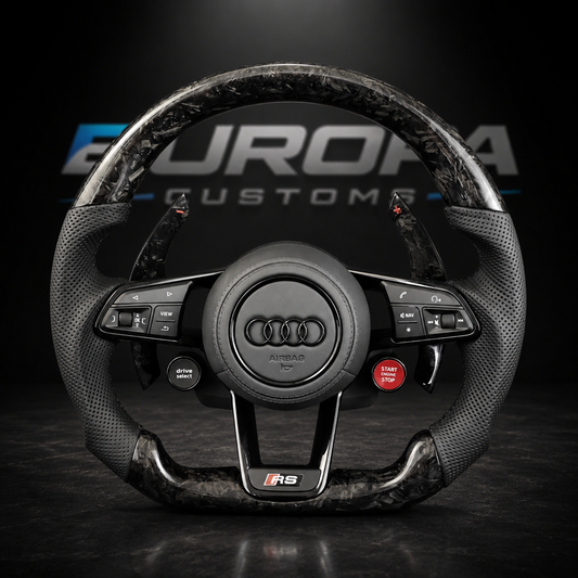 Audi R8 Forged Carbon Leather Steering Wheel