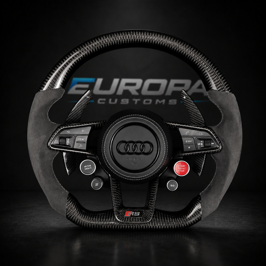 Audi R8 Carbon Fiber Alcantara Steering Wheel