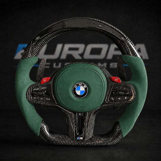 LED Carbon Fiber Steering Wheel G-Series F91/ F92/ F93/F95/F96/F90 LCI/F87 LCI EUROPA CUSTOMS
