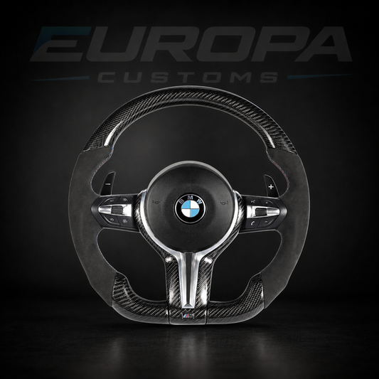 Carbon Fiber Steering Wheel E& F-Series EUROPA CUSTOMS