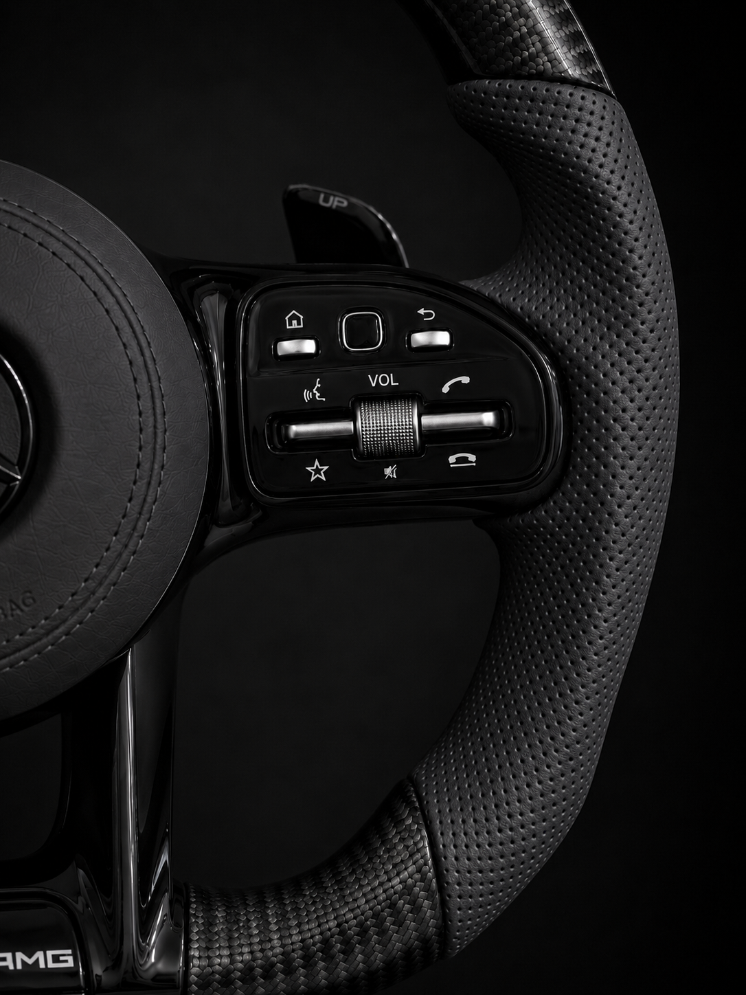 Carbon Fiber AMG Performance Steering Wheel EUROPA CUSTOMS