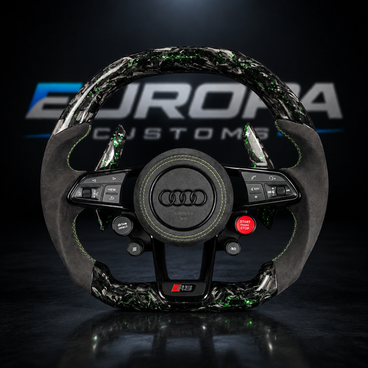 Audi R8 Forged Carbon Leather Steering Wheel