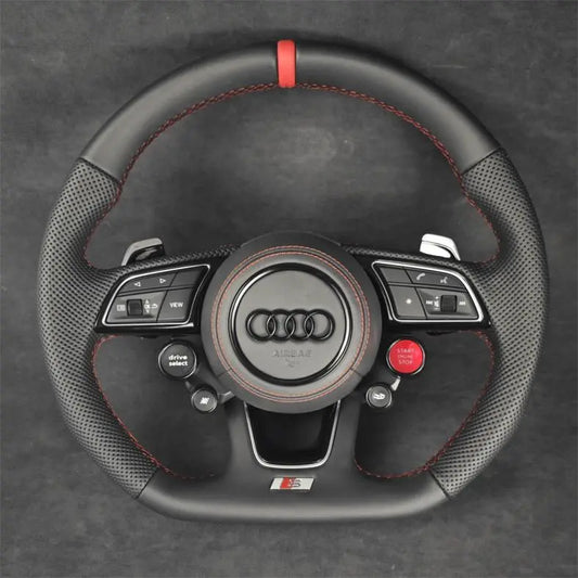 Audi carbon fiber steering wheel by Europa Customs