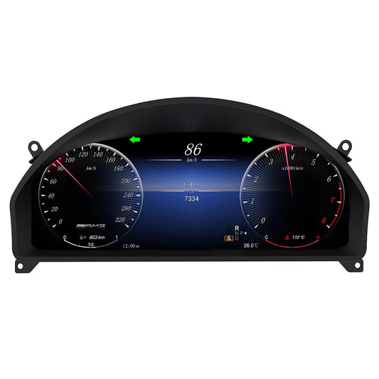 Mercedes digital instrument cluster by Europa Customs