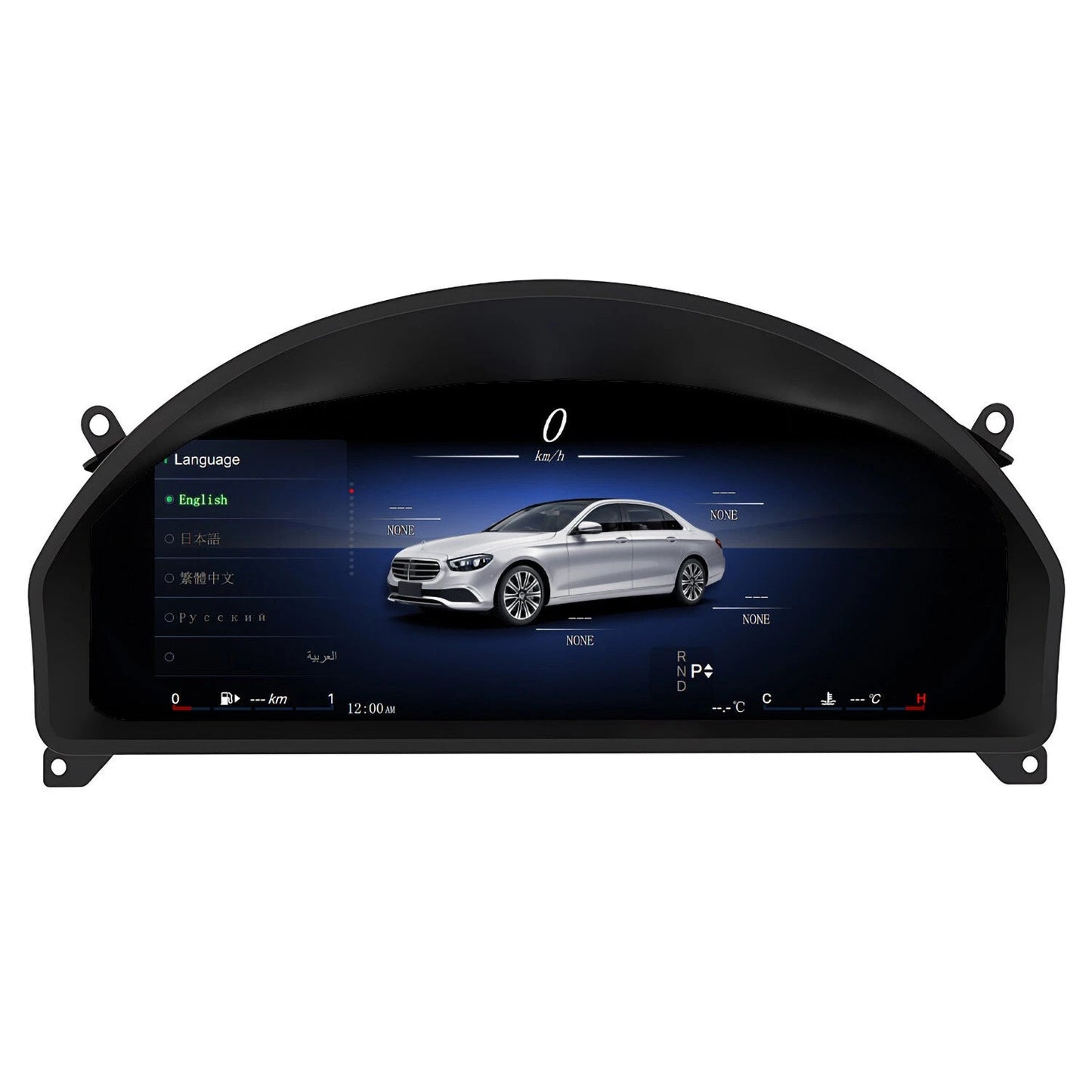 Mercedes digital instrument cluster by Europa Customs