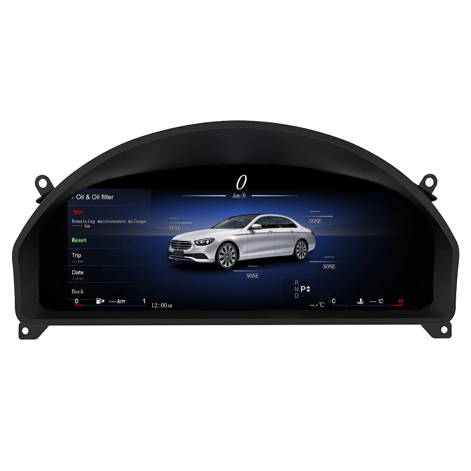 Mercedes digital instrument cluster by Europa Customs