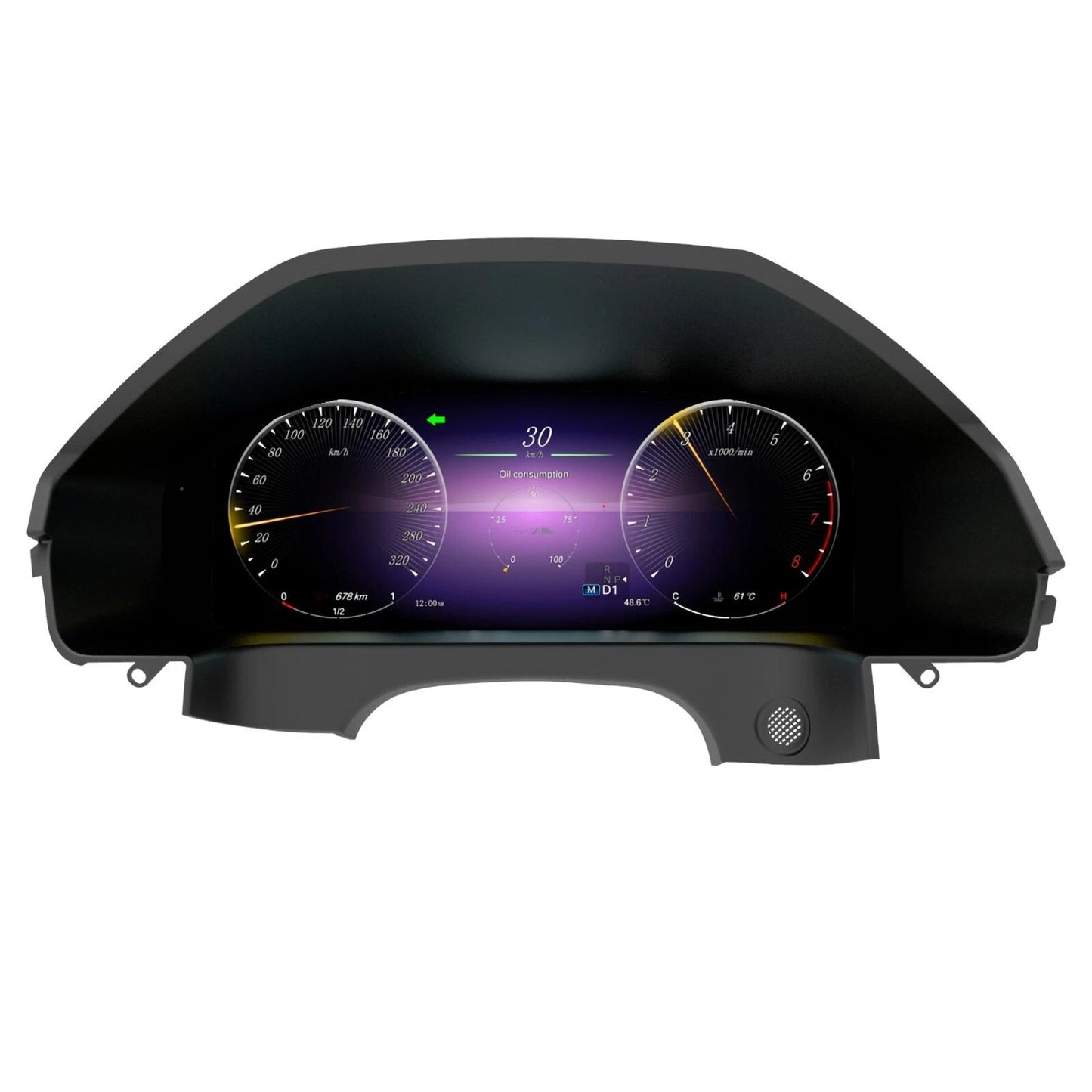 Mercedes digital instrument cluster by Europa Customs