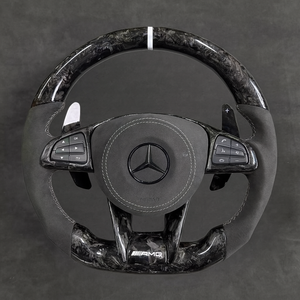carbon fiber steering wheel by Europa Customs