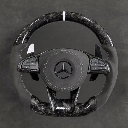 carbon fiber steering wheel by Europa Customs